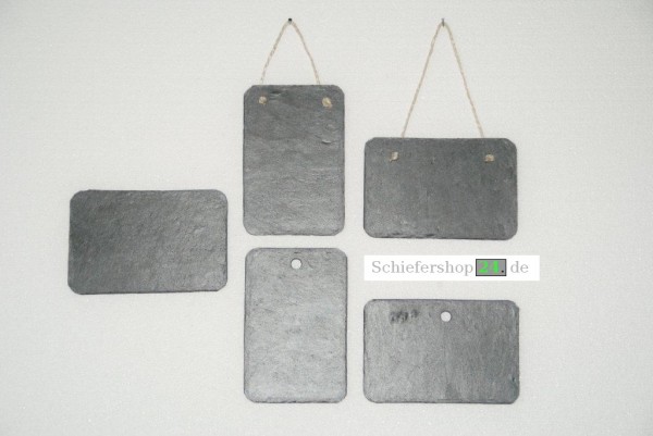 Schieferplatte Wandtafel 14,5 x 9,5 cm