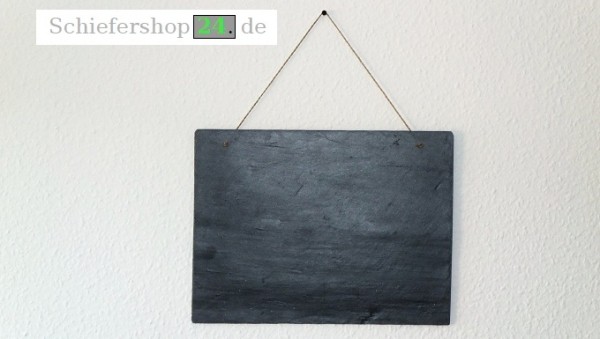 Schieferplatte Wandtafel 30 x 40 cm