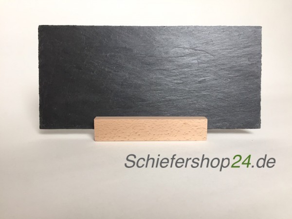 Schiefertafel 145 x 300 mm mit Holzsockel