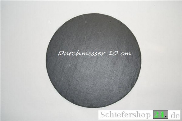 Schieferplatte Ø 10 cm