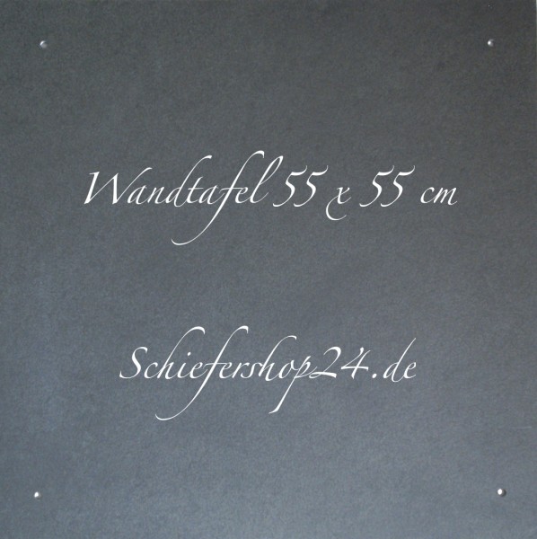 Schieferplatte Wandtafel 55 x 55 x 1 cm