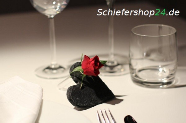 Schieferherz Hochzeit