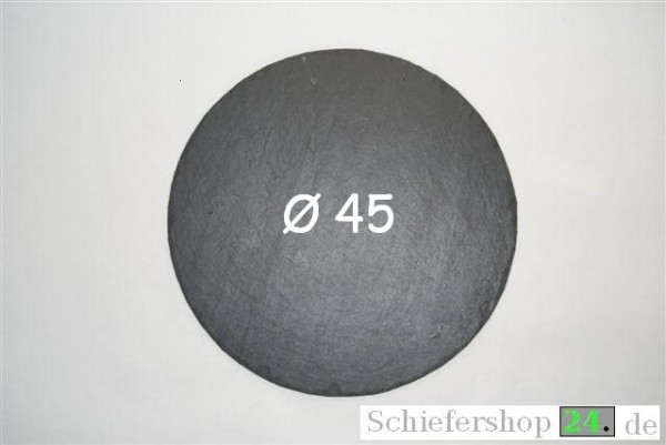 Schieferplatte Ø 45 cm, Rund